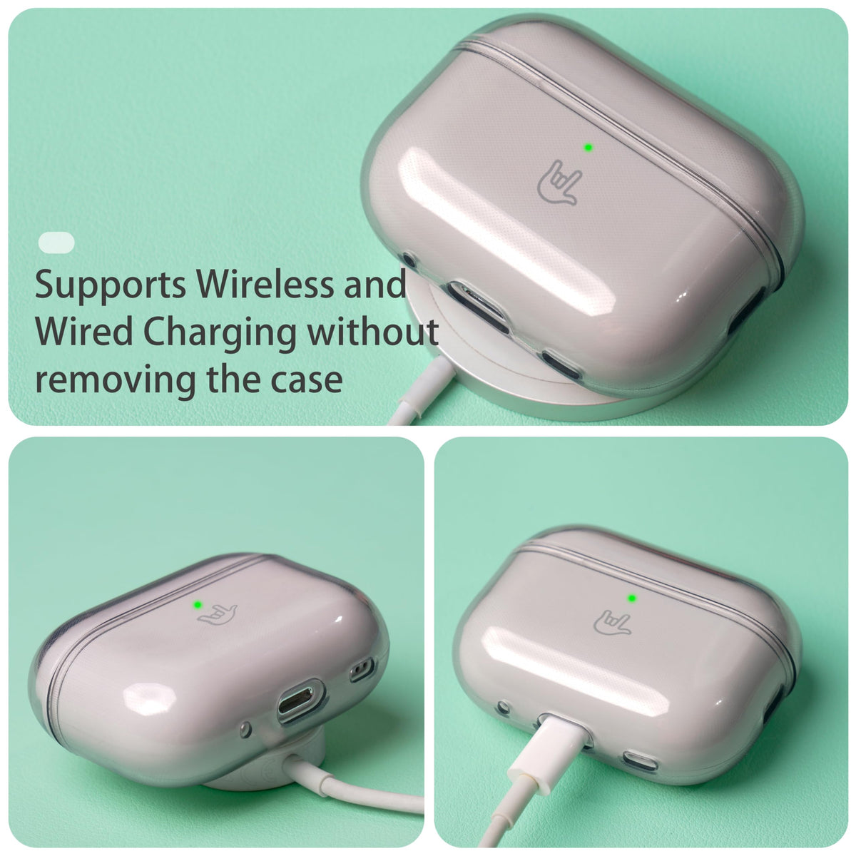VEIRRW precise cutouts and lanyard holes ensure easy port access on AirPods Pro 3 case.