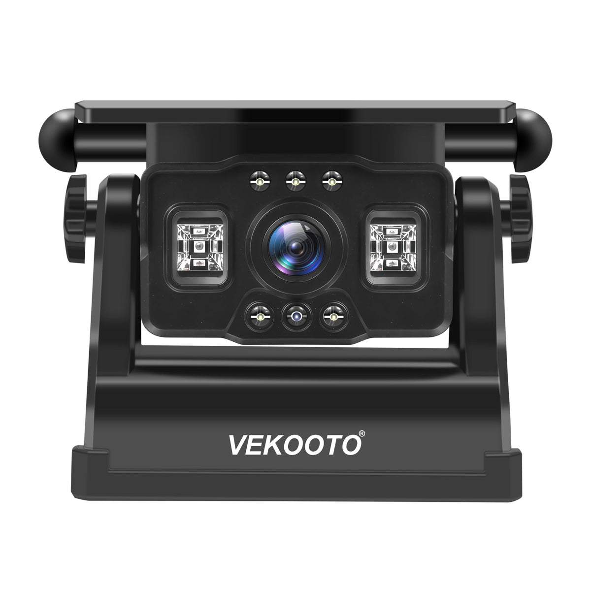 VEKOOTO VK7Pro magnetic solar backup camera for wireless parking guidance.