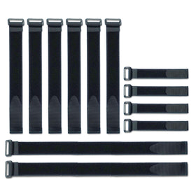 VELCRO Brand bulk pack 8in cinch strap with buckle for tidy cable management.
