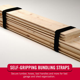 VELCRO Brand double-sided ONE-WRAP roll enables quick cord organization.