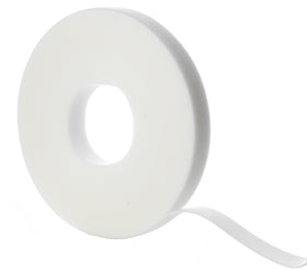 VELCRO Brand ONE-WRAP heavy-duty white strap for durable cord management and quick bundling.