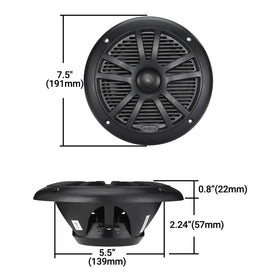 Velex control panel image shows USB and AUX inputs for easy connectivity
