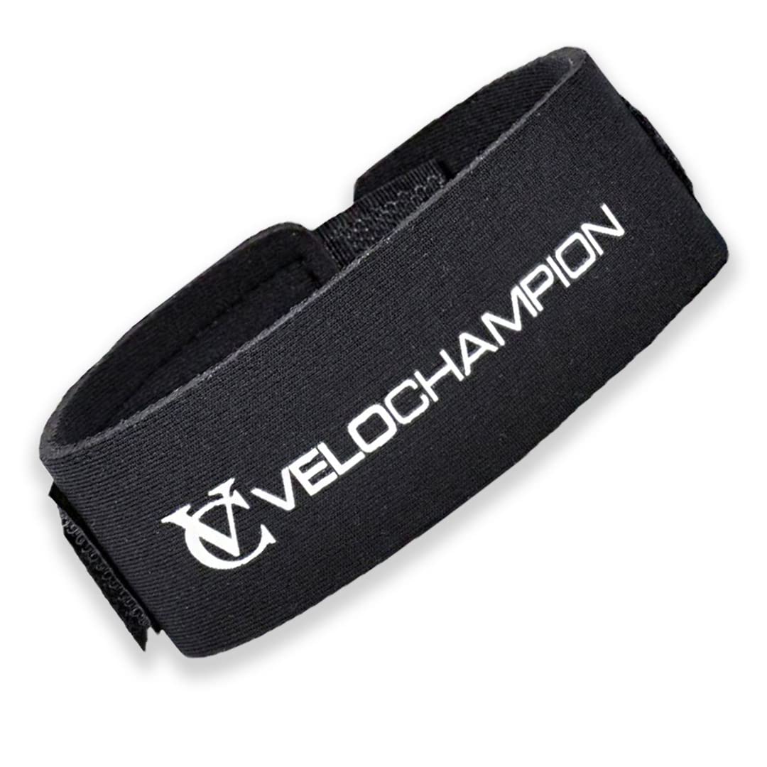 VeloChampion front view of chip strap showing secure fit and easy setup benefit