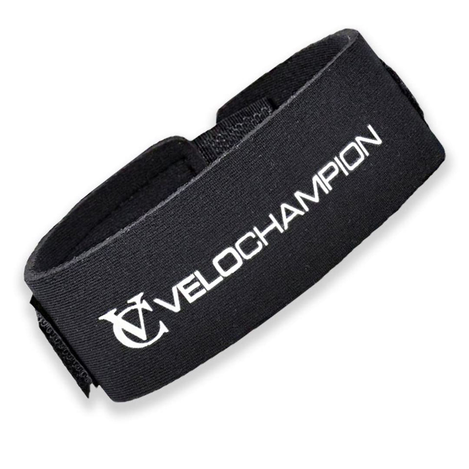 VeloChampion front view of chip strap showing secure fit and easy setup benefit
