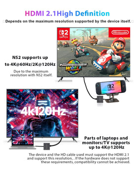 Velolink Switch 2 Dock USB-C PD port for charging while playing.