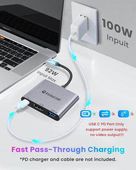Velolink Switch Dock Apple adapter compatibility for MacBook Air HDMI adapters.