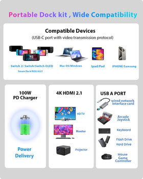 Velolink Switch2 Dock across Switch models NS1 and NS2 compatibility.