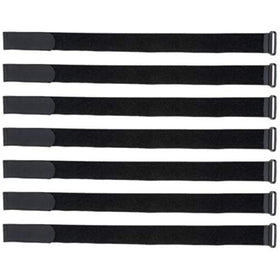 VELSTRAP cinch strap buckle close-up shows secure bundling.