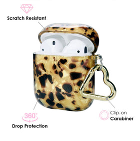 VELVET CAVIAR AirPods case with built-in keychain for secure clipping.