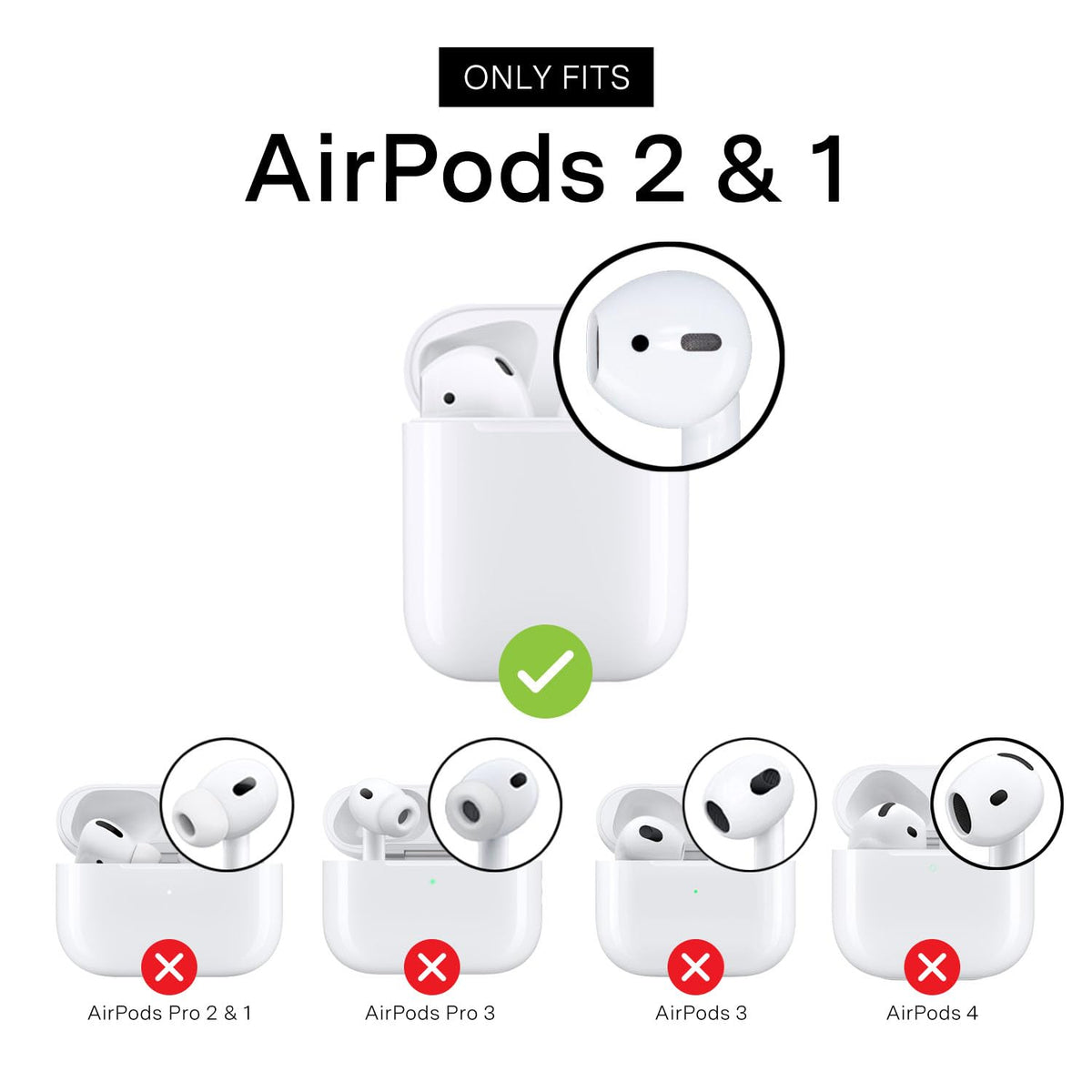 Velvet Caviar Pudgy Penguins AirPods case side view for portable protection.