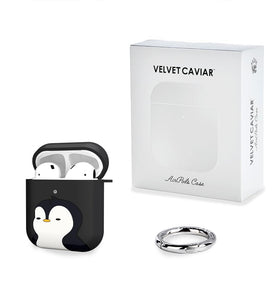 Velvet Caviar Pudgy Penguins AirPods case with NYC design and warranty.