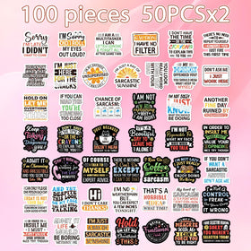 Vemfare laptop sticker showcases humor with durable, colorfast print