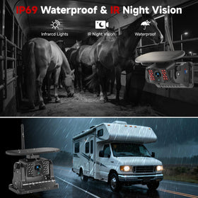 Venluna adjustable 170-degree lens and night vision improve visibility.