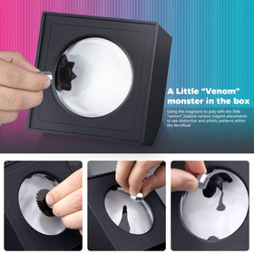 Venominbox ferrofluid desk decor adding modern science-inspired flair