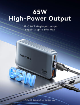 VENTION folded USB‑C plug compact for travel and pocketable convenience