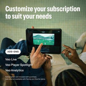 VEO Veo Cam 3 5G cloud storage option with subscription.
