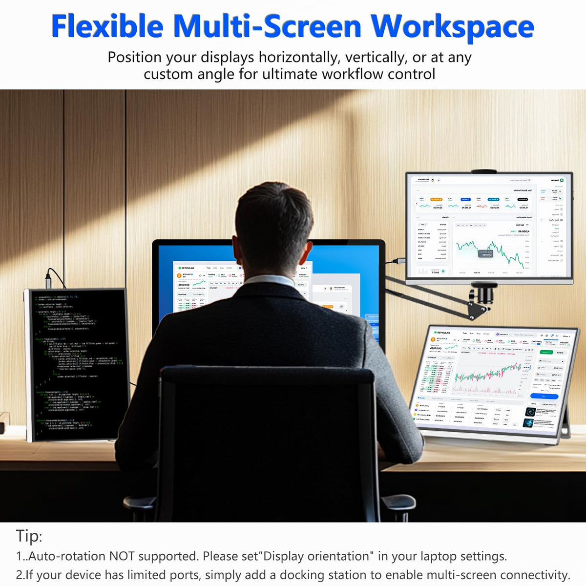 Veout 1920x1200 IPS display provides sharp visuals for spreadsheets and design drafts.