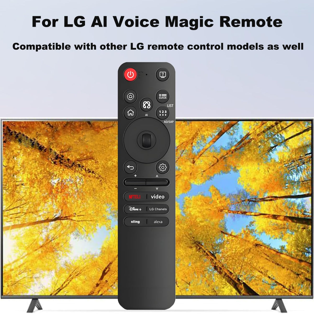 VEPRAG AI Voice Remote strong Bluetooth range ensures reliable control.