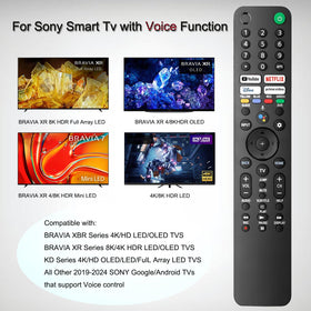 VEPRAG voice remote with Google Assistant - pairing steps shown for quick setup.