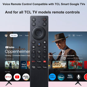 Startup setup of VEPRAG remote for TCL QM6K demonstrates simple pairing.
