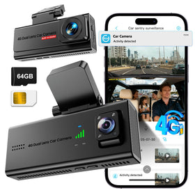 Veralyxa 4G dash cam front camera in 2K for real-time road evidence.
