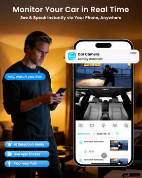 Veralyxa live streaming allows remote monitoring from your phone.