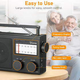 VERAVOXES bass control buttons deliver richer sound for music and talk shows
