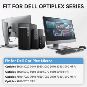 Verful Dell Optiplex 90W adapter connector detail with 4.5x3.0 mm plug