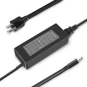 Verful Dell Optiplex 90W adapter front view powering a micro desktop