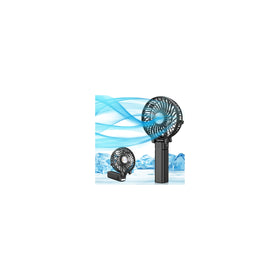 VersionTECH portable handheld fan with foldable 180-degree design for travel