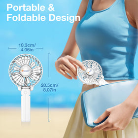 VersionTECH lightweight portable fan ready for travel and outdoor events.