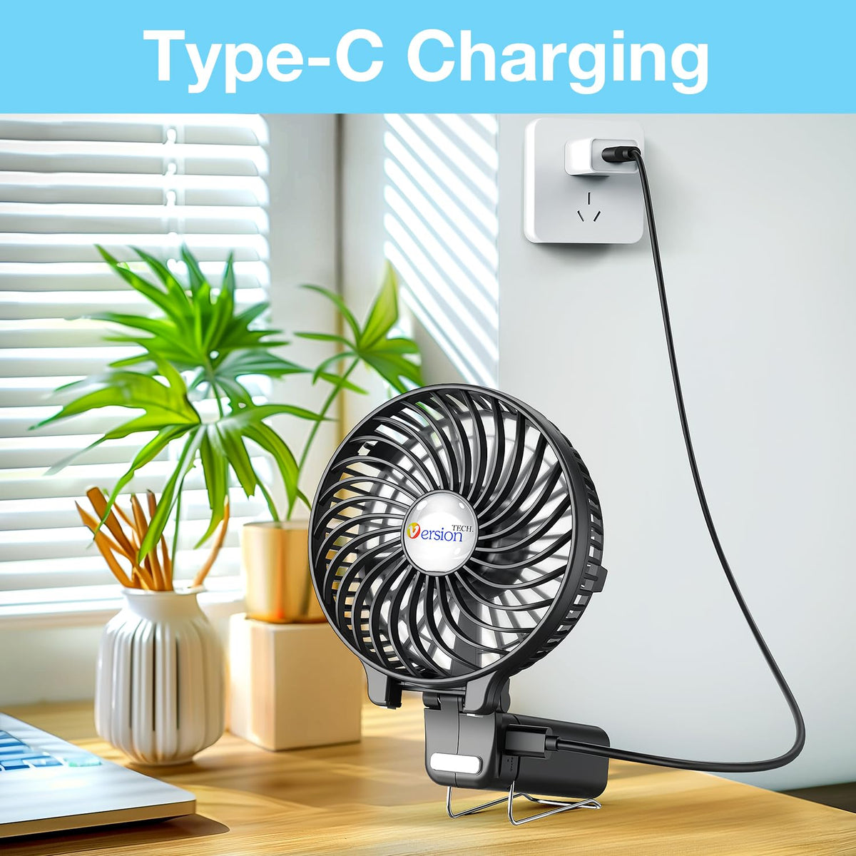 VersionTECH USB rechargeable battery for convenient power on the go
