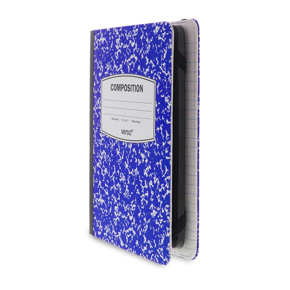 Verso strong elastic strap detail keeping folio closed during travel
