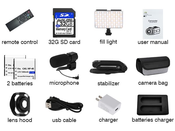 VETEK 8K camera remote control for wireless operation at range