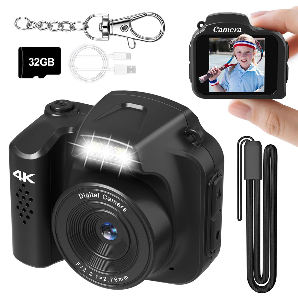 VETEK front view showing retro camera design and portable benefit