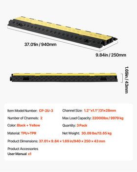 VEVOR ramp connects like blocks for quick extension