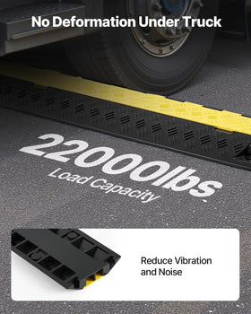 VEVOR ramp with flip-open top cover speeds cable installation