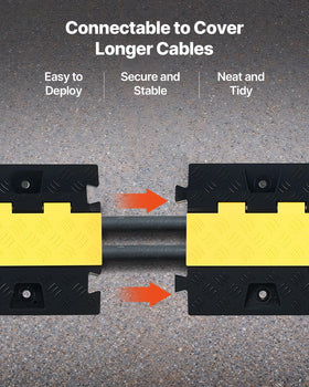 VEVOR ramp supports two cables side by side