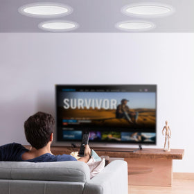 VEVOR 4-pack ceiling speakers ready for scalable home audio.