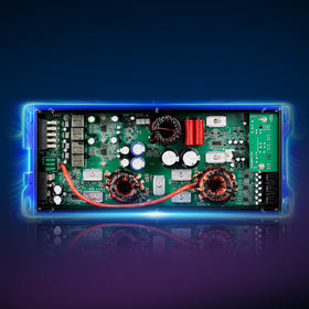 VEVOR 5-channel amplifier thermal dissipation area with aluminum shell