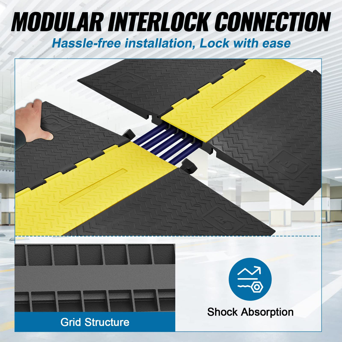 VEVOR ramp with ADA-friendly design and accessible top