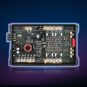 VEVOR amplifier connected in car audio system demonstrating clearer, louder sound
