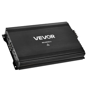 VEVOR amplifier in packaging with accessories for easy unboxing and install