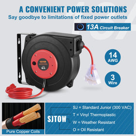 VEVOR 180-degree swivel bracket enables easy access from any side