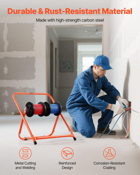 VEVOR close-up of welds and joints showing reinforced construction and long-lasting strength benefit