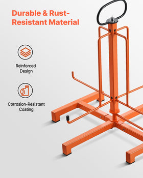 VEVOR anti-slip handle detail for safe transport and easy relocation