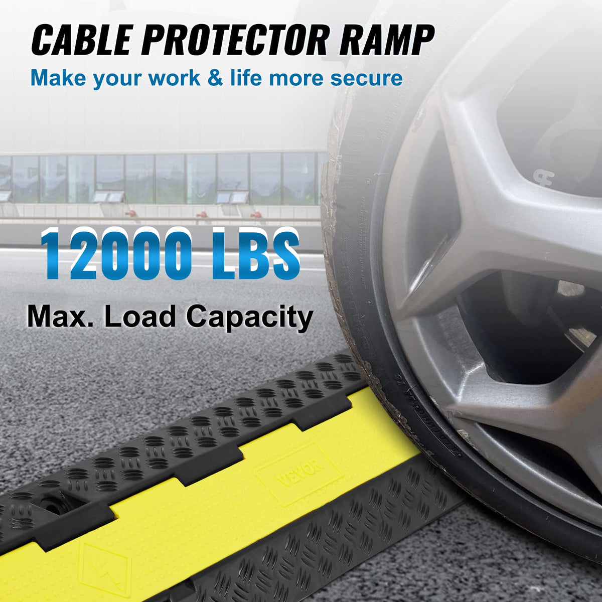 VEVOR 5-pack cable protector set ready for events and sites