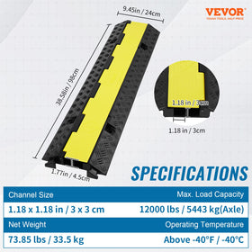 VEVOR modular design lets ramps link for different widths