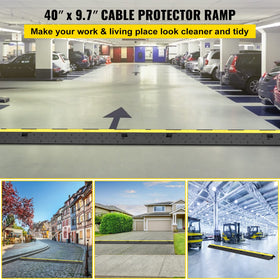 VEVOR 11,000 lbs load capacity ramp suited for car traffic and cables