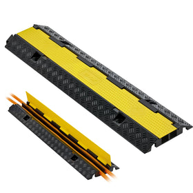 VEVOR Cable Protector Ramp with flip-open top cover for quick cable routing.